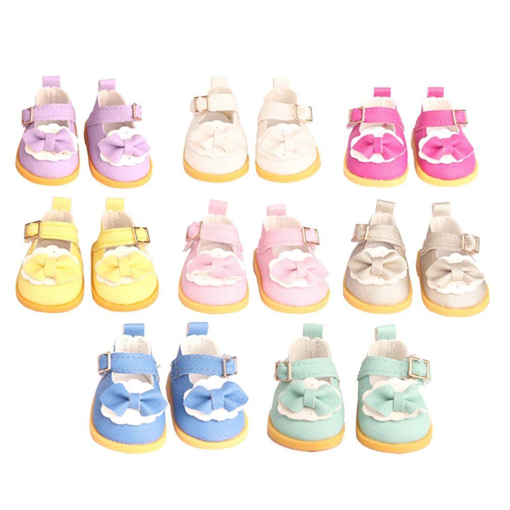 Kids Toy Cute for 14inch Doll Bow Cotton Doll Doll Boots Dolls Accessories Mini Shoes Dolls Shoes