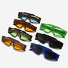 Ins Fashion Square Women Luxury Sunglasses Retro Men Breathable Design Shades UV400 Sun Glasses