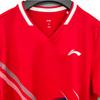 Li Ning Badminton Jersey Men's Red AAYV051-5