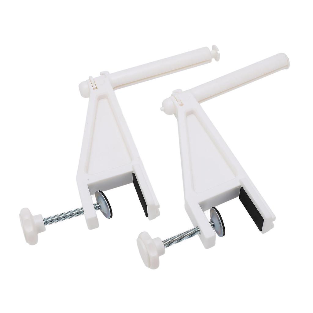 Verdant Touch Professional Table Tennis Net Post Portable Table Tennis Net with Adjustable Clamp Post Set, Professional Screw Fixation, White