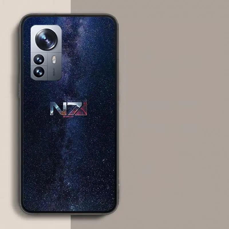 Чехол для телефона N7 Mass Effect для Xiaomi Poco X3 NFC X4 GT M3 M4 M5 M5S X7 X6 X5 F6 Pro F5 F4 Mi F3 F2 Чехол TPU Capa Coque Прозрачный Pa