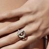 HERMES Echappee 925 Sterling Silver Rings Unisex H103658B 000