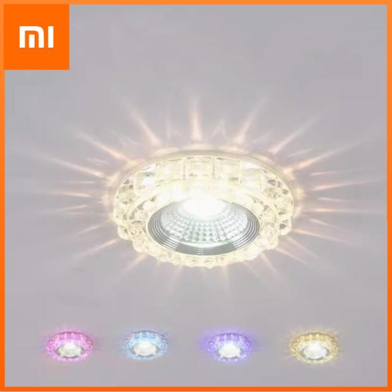 Xiaomi Diameter:9.5cm Cut Hole:6-8cm 3W 5W Downlights Recessed Ceiling Spotlight Lamps Embedded LED Downlights Home Decoration Light