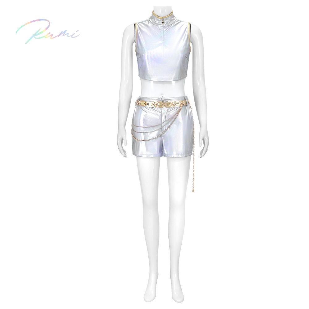 Аниме Костюм Kpop Huntrix Rumi Костюм для косплея Парик Kpop Форма Истребителей Демонов Костюм для Хэллоуин вечеринки для женщины