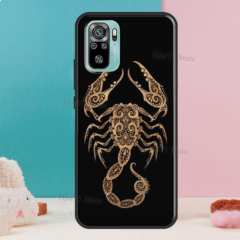 Скорпион Для Xiaomi Redmi Note 11 Pro 11S 10S 9S Note 8 9 10 Pro Чехол Для Redmi 10 9 9T 9C 9A