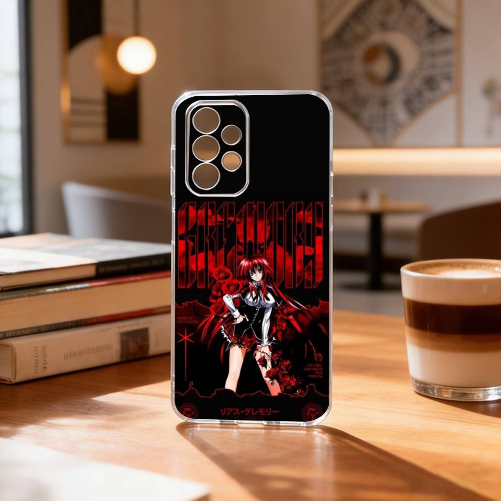 High School DxD R-Риас Гремори Чехол для телефона для Samsung S25,S24,S21,S22,S23,S30,Ultra,S20,Plus,Fe Прозрачный чехол