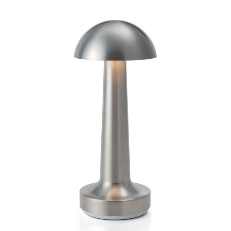 Сенсорный маленький ночник, перезаряжаемый металлический светящийся гриб, прикроватная настольная лампа, кофейный ресторан, бар, настольная атмосфера