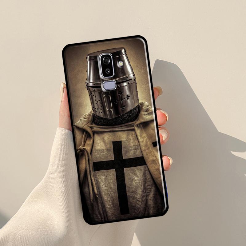 Чехол Templar Knight для Samsung Galaxy J4 J6 Plus 2018 A6 A7 A8 A9 J8 J1 2016 A3 A5 J3 J7 J5 2017 чехол