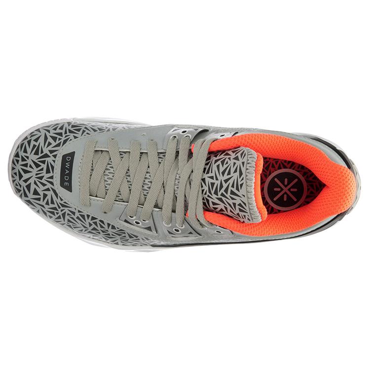 Баскетбольные кроссовки Li Ning WOW 4 Унисекс Средняя посадка Серый/Черный ABAL037-34