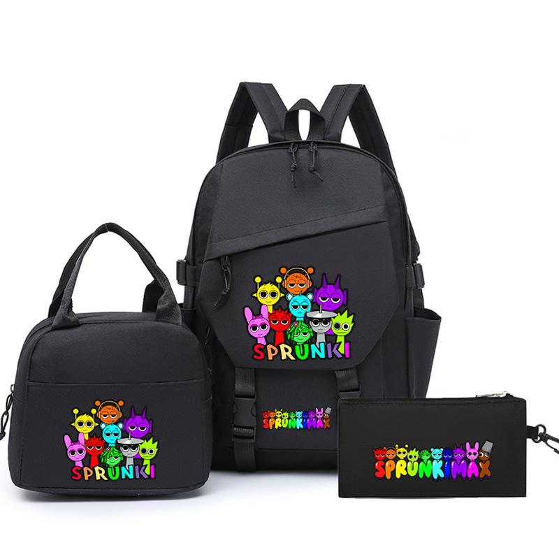 Новый рюкзак для подростков с принтом «звездное небо», набор из трех предметов, мужской и женский