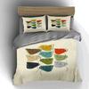 Multicolored leaf pattern. Bedding Duvet cover sets Duvet covers Pillowcases gifts (1 * Duvet Cover 2 * Pillowcases, without duvet insert)