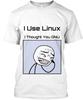 Футболка с мемом 'Я использую Linux' Размеры от S до 5XL