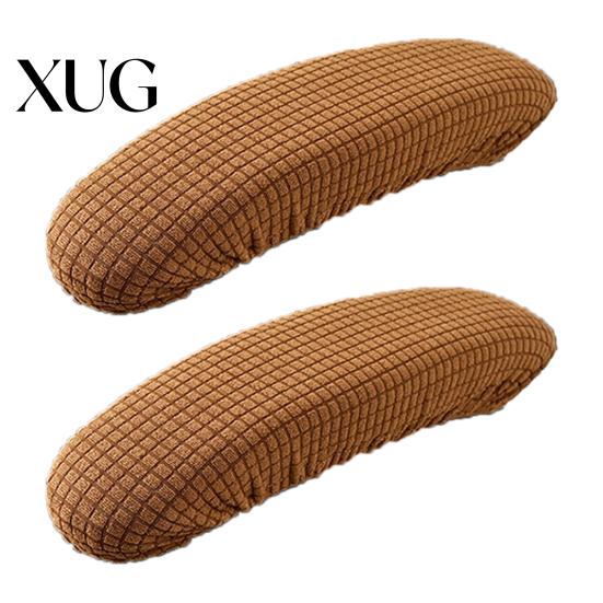 Wrinkle-free Armrest Protectors 1 Pair Office Chair Covers Elastic Band Washable Polyester Removable Stretchable for Home Computer Chairs Cover
