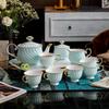 Nordic Bone China High-End Exquisite British Afternoon Tea Set Coffee Cup Saucer Luxury Light Luxury Home