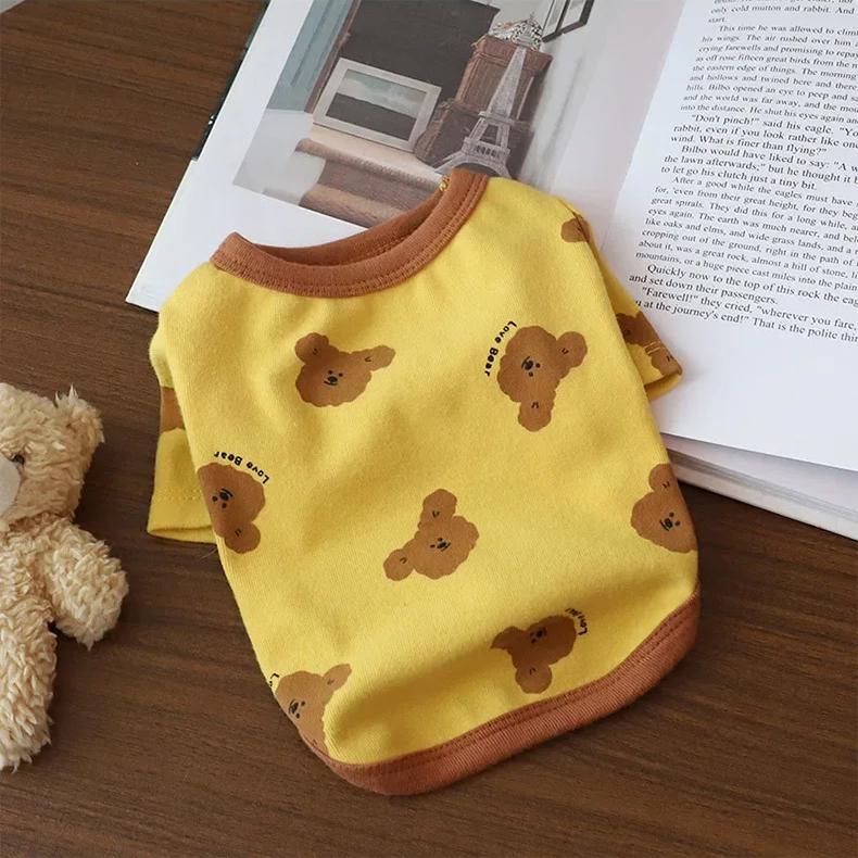 Домашняя собака осень/зима базовое пальто для медведя осень/зима маленькая собака домашняя одежда толстовка с капюшоном для собак осенняя базовая одежда для щенков