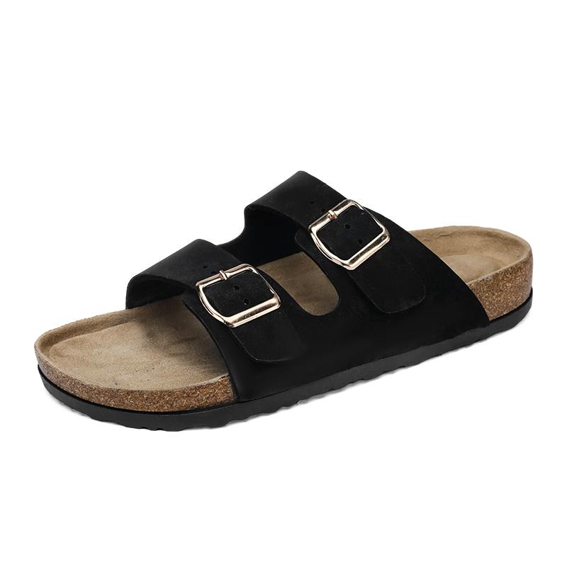 Classic Cork Clogs Slippers Women Men Soft Footbed Suede Sandals With Arch Support Trendy Beach Slides Home Men Mules