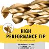 99 Pcs Titanium Coated Twist Drill Bit Set, 4241 HSS 135° Tip Metric Drill Bits Size from 1.5-10mm for Metalworking, Woodworking
