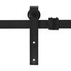 183 cm Sliding Door Complete Set, Sliding Door Hardware with Floor Guide, Sliding Door Track, Rollers