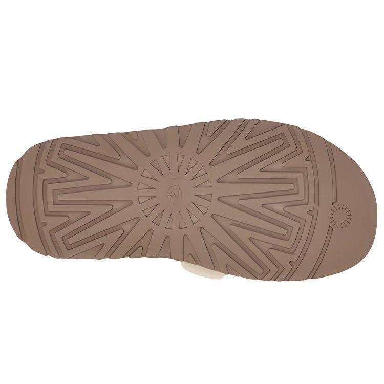 UGG DISCO с флисовой подкладкой, Удобные термо-тапочки, Модные домашние туфли для женщин, Цвет: Каштановый 1121550-CHE
