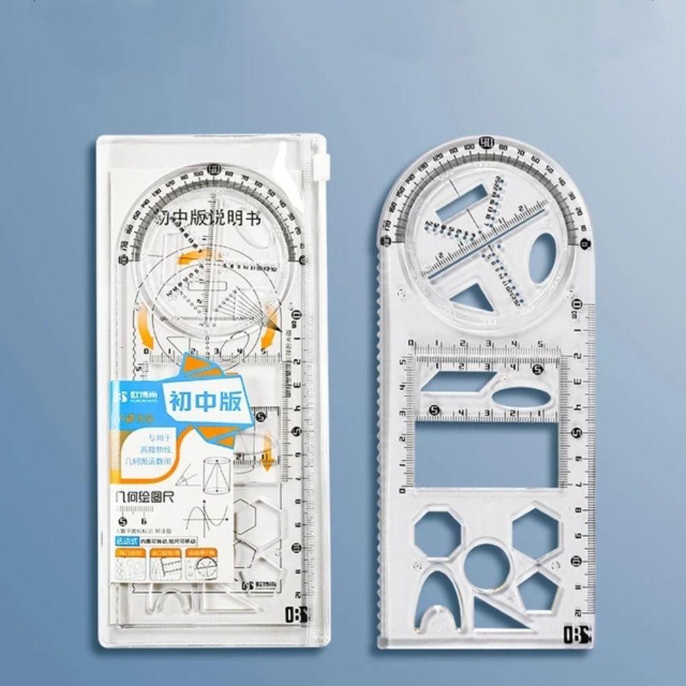 Drawing Rulers Geometric Ruler Mathematics Drawing Template Mathematics Ruler  Student Use