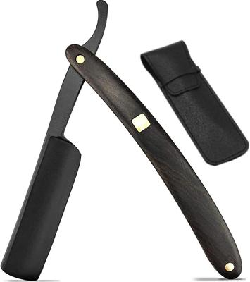 Бритва Дружба Бритва с одним лезвием Складная ручная деревянная ручка для бритья Бритье лица Бритье бровей Профессиональное близкое бритье бровей Парикмахерская