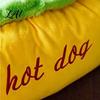 Removable Cover Pet Bed Hot Dog Bed Soft Cozy Plush Washable Mat Gift for Lovers Cute Bun Cats Dogs Novelty Sofa Decorative