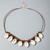 Hot Selling Summer New Seaside Vacation Bohemian Style Shell Pendant Necklace for Women's Jewelry Simple Fashionable Pendant Collarbone Necklace