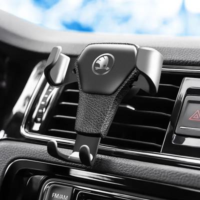 Автомобильный держатель для телефона с креплением на вентиляционное отверстие, держатель для GPS-навигатора, для Skoda Fabia 1 2 Octavia A7 A5 Superb Rapid Yeti Karoq RS
