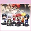 High Quality 6 Piece Naruto Pvc Action Figure Set Featuring Naruto Hinata Jiraiya Gaara