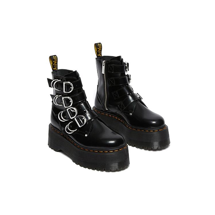 (WMNS) Доктор. Ботинки Martens Jadon Max Hdw с 4 ремешками Черные Женские 26524001