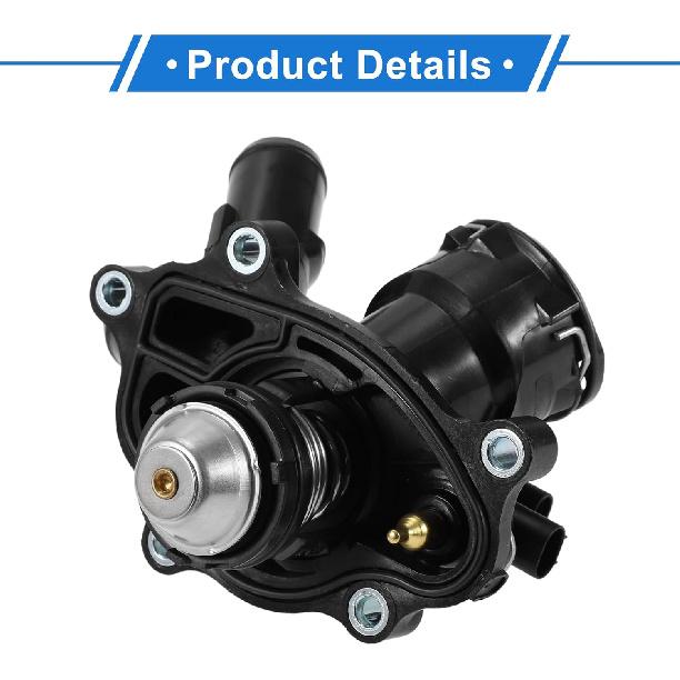 Engine Coolant Thermostat Housing Assembly for Mercedes-Benz W205 R172 C250 SLK250 2012-2015 Replace No.2712000315 for Mercedes-Benz E250 W212