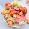 10Pcs New Resin Cartoon Mushroom Series Flat Back Cabochons Scrapbooking DIY Jewelry Craft Decoration Accessories