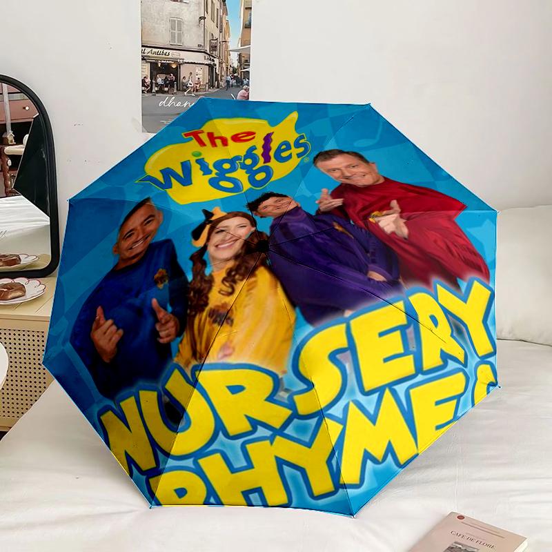 Wiggle And Learn Show Umbrella 8-Frame for Travel, camping, Casual Lightweight Portable Umbrella, Essential for every family Holidays Birthday Gift
