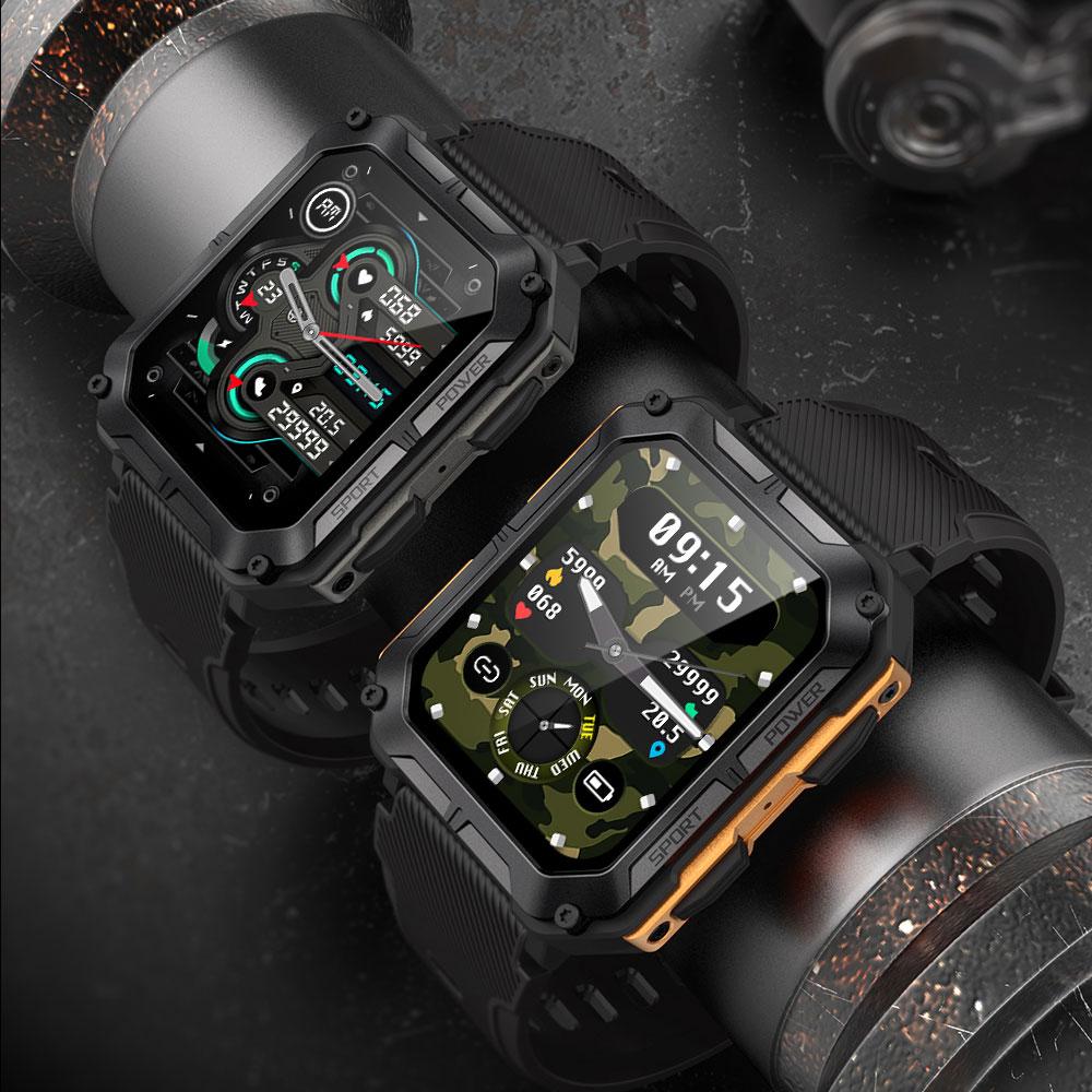 Умные часы C20 PRO для мужчин, Bluetooth-звонки, для активного отдыха и спорта, большой 1,83-дюймовый экран, голосовой помощник, фитнес, C20Pro Smartwatch