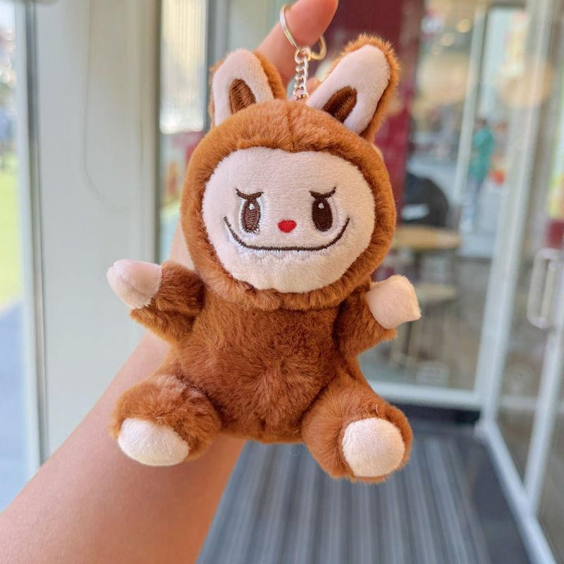 Cartoon Plush Style Toy Keyring Gold Keychain Key Holders Collectors