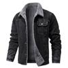 Men's Winter Warm Denim Jacket Lined Thickened Windproof Warm Jacket