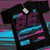 Футболка Initial D Ицуки Фудзивара Аниме Манга Фильм Спортивная Футболка Футболка Все Размеры