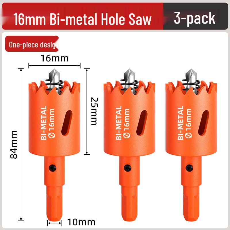Биметаллическая коронка для деревообработки: Сверло для дерева, гипсокартона, металла, пластика и ПВХ - 75 мм расширитель отверстий для точечных светильников.