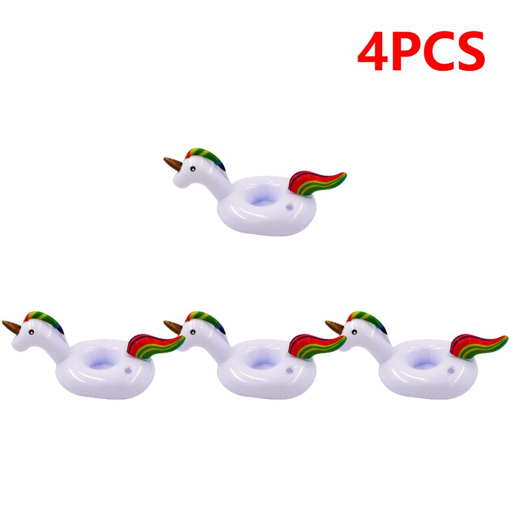 Надувной держатель для стакана, плавающий, надувной, кокосовая пальма, подставки для напитков, фламинго, единорог, плавательный бассейн, держатель для напитков, поплавок