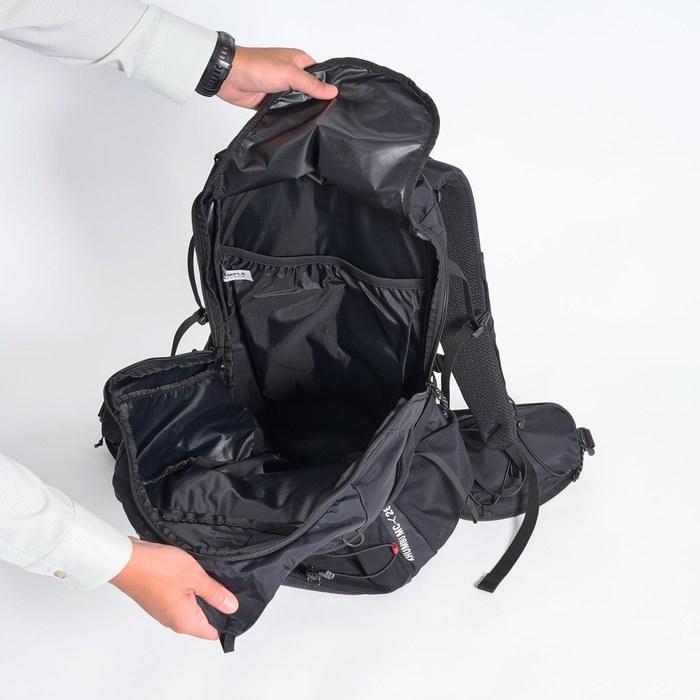 [Millet] Kunbu Mountain Cruise 28 Hiking Daypack MIS0792 N4581 Jet Black (NEW LOGO) M [Back Length = 45cm]