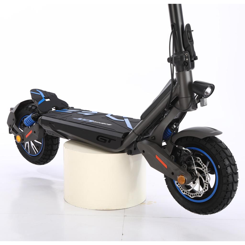M-HUNTER N07 Foldable Adult Offroad E Scooter 1000W Powerful Motor 48V 15AH Lithium Battery 10 Inch Pneumatic Tires for Outdoor Rough Road Riding