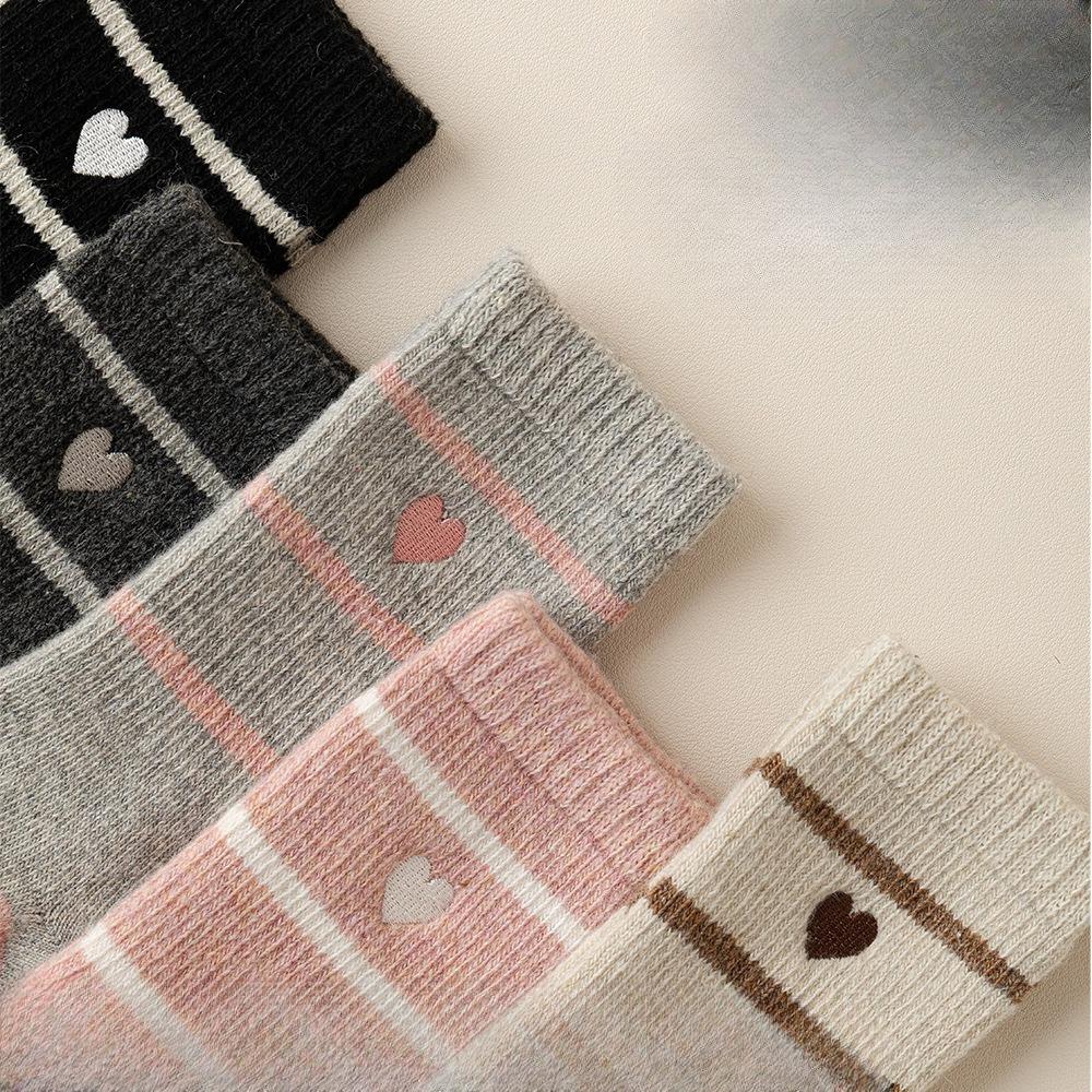 Wool Socks for Women's Autumn and Winter Thickened Warm Socks for Women's Feet Warm Sleep Thickened Cashmere Mid-calf Socks for Autumn and Winter