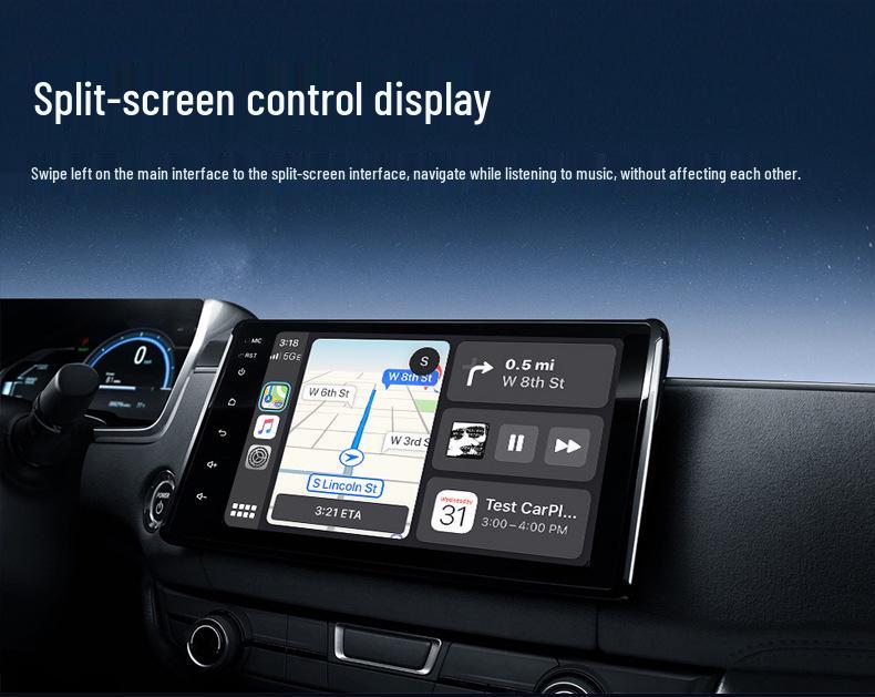 Беспроводной адаптер CarPlay и Android Auto 2-в-1 для бесперебойной автомобильной навигации