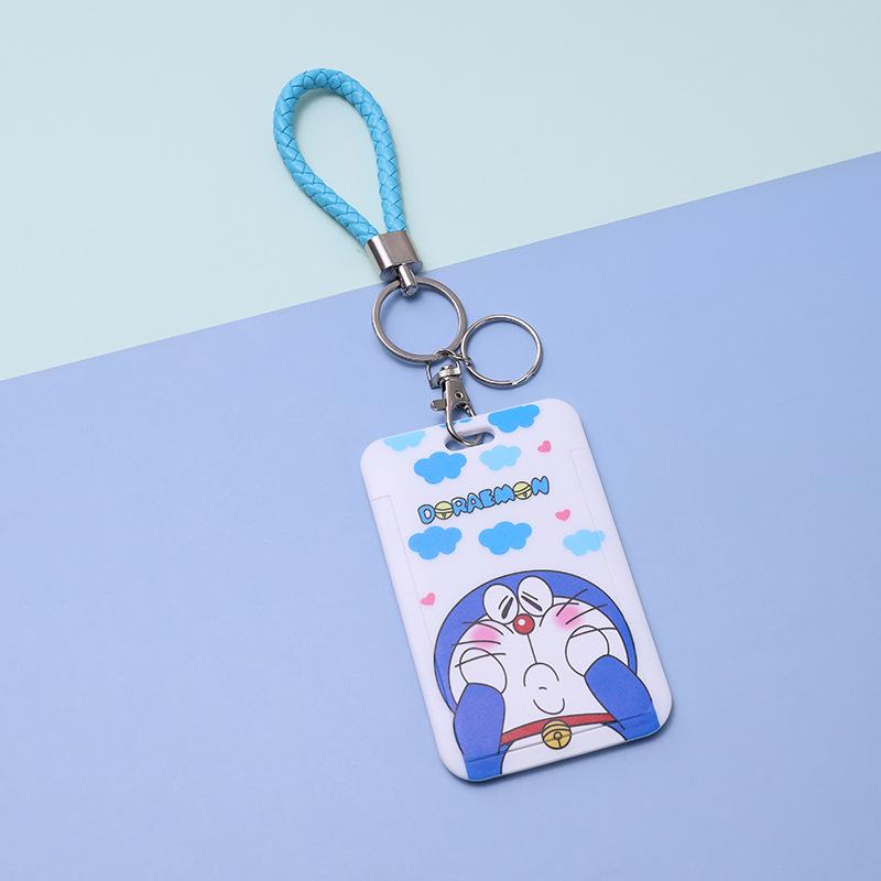 Doraemon Meal Card Holder - Cute Student & Work ID Lanyard, Access Control & Bus Card Holder