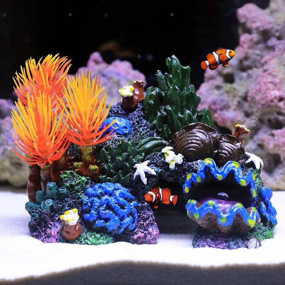 Rock Coral Reef Fish Tank Ornament Aquarium Landscape Coral Artificial Coral Fish Tank Decoration