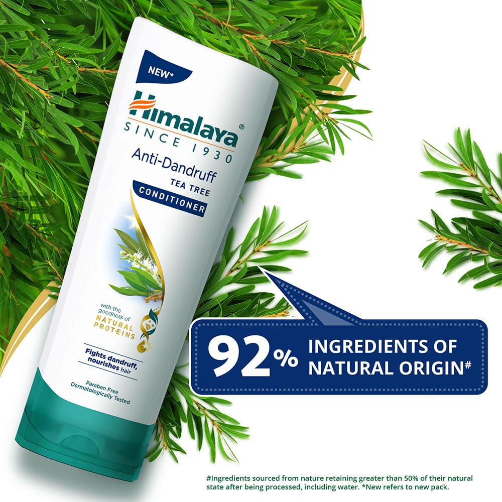 Himalaya Кондиционер с маслом чайного дерева против перхоти для всех типов волос 80 мл – Питает, Разглаживает, Уменьшает ломкость, Делает волосы мягкими и здоровыми