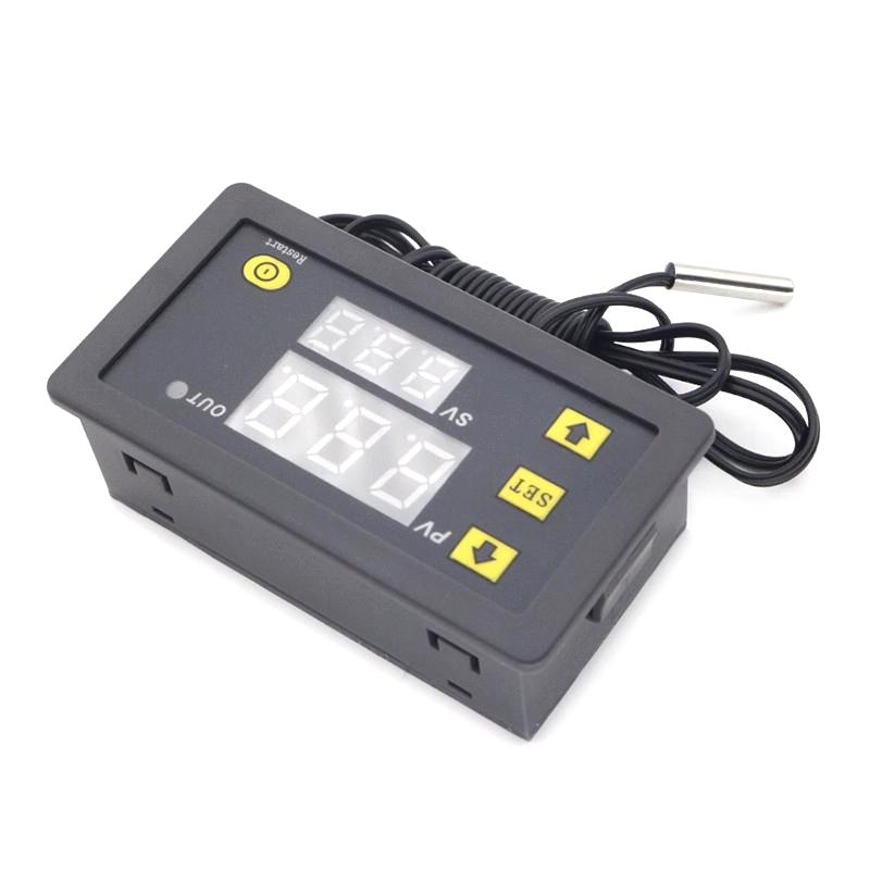 W3230 DC 12V 24V 110V 220V AC цифровой регулятор температуры светодиодный дисплей термостат с переключателем нагрева и охлаждения NTC датчик