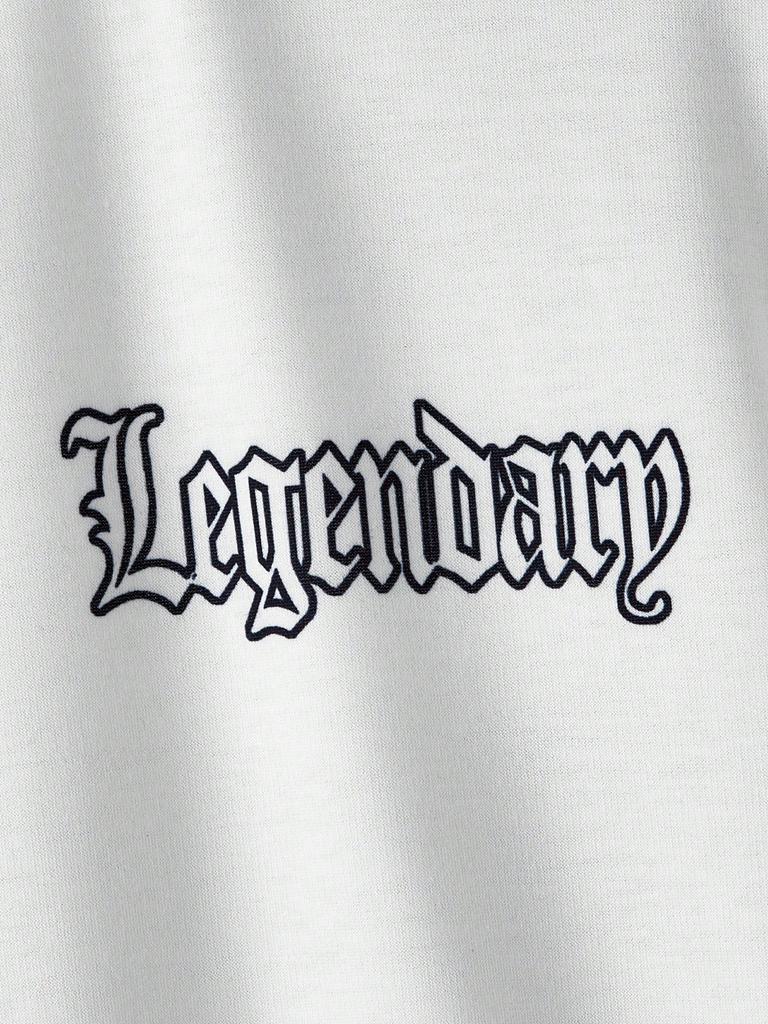 Мужская вязаная повседневная толстовка с принтом букв и пламени Manfinity LEGND