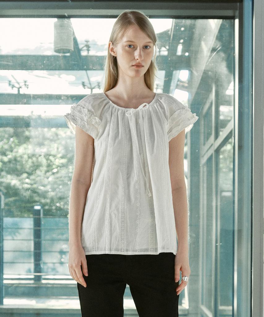 JUCYJUDY Flare Lace Blouse J1Bl329J