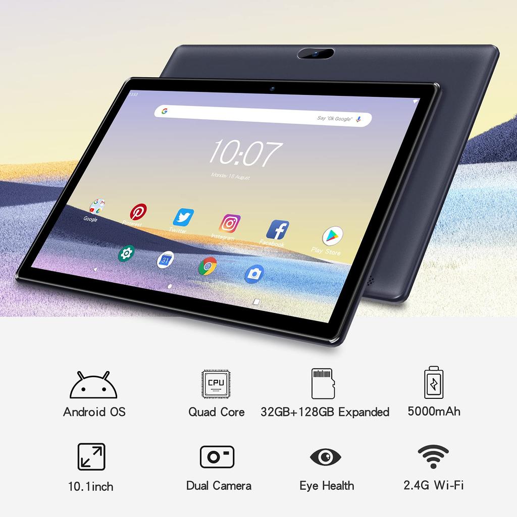 Планшет Android 2 ГБ 32 ГБ Двойной Четырехъядерный 1280x800 IPS Google GMS 5000 мАч Планшет 10,1-дюймовый ПК, Популярный, Доступный, 10.0 GO, ОЗУ, Память, Камера, Ядро,